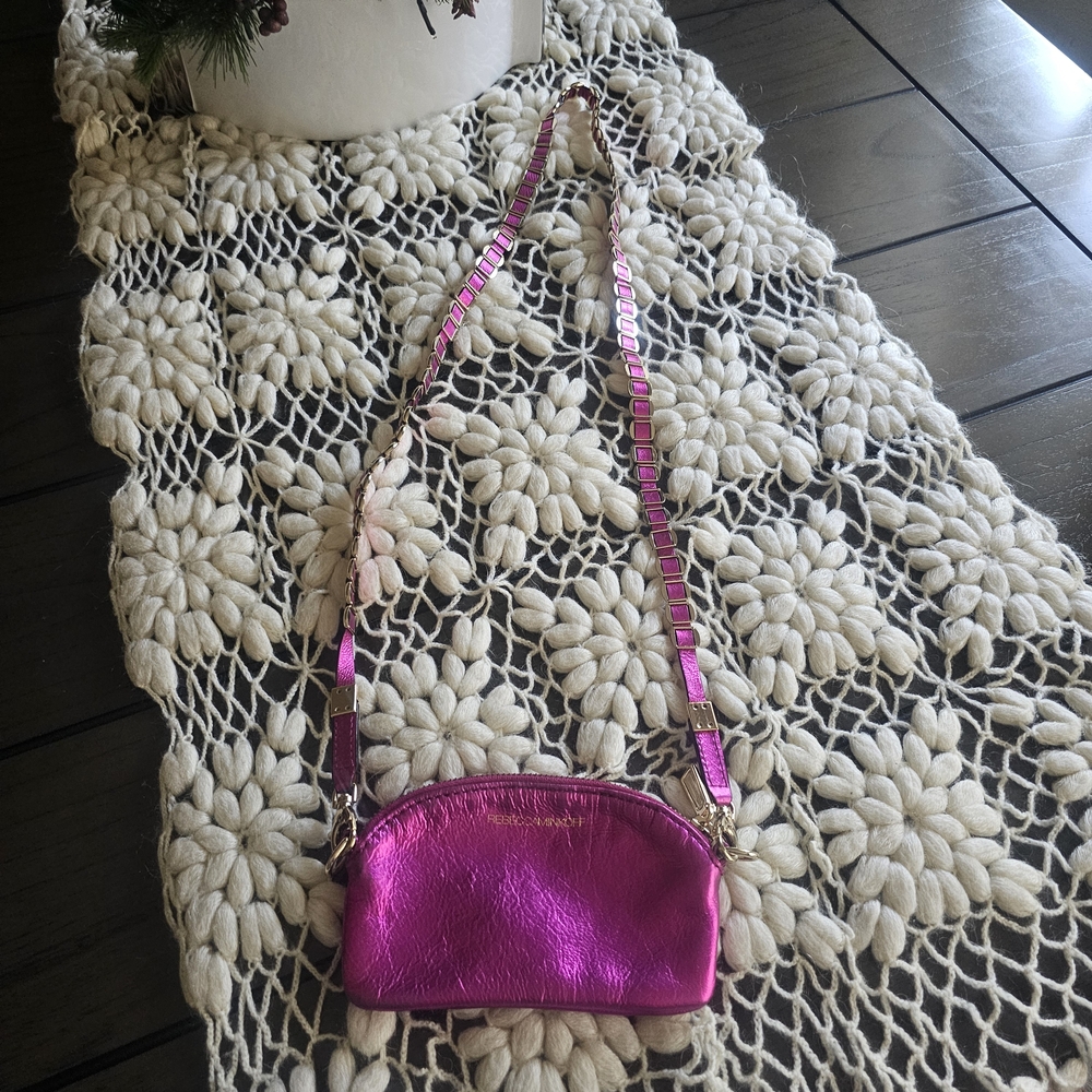 Rebecca Minkoff Shiny Pink Crossbody Bag